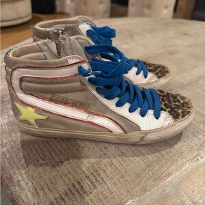 Authentic Golden Goose Slide high-tops